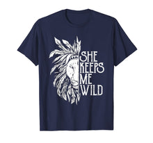 Load image into Gallery viewer, She Keeps Me Wild Lion Couple Matching Gift T-Shirt
