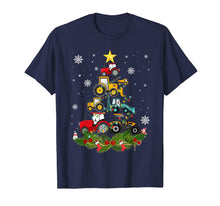 Load image into Gallery viewer, Tractor Christmas Tree gift Holiday Tractor funny xmas Gift T-Shirt
