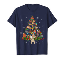 Load image into Gallery viewer, Sloth Christmas Tree Lights Funny Sloth Xmas Gift T-Shirt
