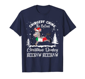 Dominick The Christmas Donkey-Italian Donkey Christmas Gifts T-Shirt-772579