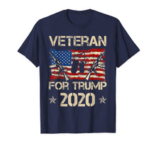 Load image into Gallery viewer, Veterans For Trump 2020 Shirt Military Republican Supporters 130252
