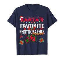 Load image into Gallery viewer, Santa&#39;s Favorite Photographer gift Photographer christmas  T-Shirt
