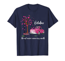 Load image into Gallery viewer, Pink Truck Pumpkin October Breast Cancer Awareness Month T-Shirt
