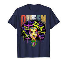 Load image into Gallery viewer, African Queen Shirts For Women - Educated Black Girl Magic T-Shirt-137108
