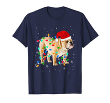Load image into Gallery viewer, Funny shirts V-neck Tank top Hoodie sweatshirt usa uk au ca gifts for Funny English Bulldog Christmas Light Gifts Xmas T-Shirt 340948

