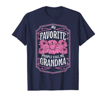 Load image into Gallery viewer, My Favorite People Call Me Grandma Floral Christmas Gifts T-Shirt-2039672
