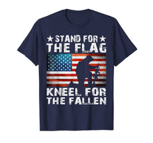 Load image into Gallery viewer, Stand For The Flag Kneel For The Fallen T-Shirt
