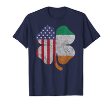 Load image into Gallery viewer, Irish-American Flag Shamrock Flag St Patrick's Day Gift T-Shirt-231693
