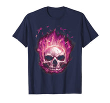 Load image into Gallery viewer, Sugar Skull Ribbon Breast Cancer Awareness Clothing T-Shirt
