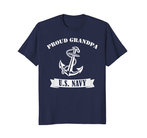 Funny shirts V-neck Tank top Hoodie sweatshirt usa uk au ca gifts for Proud Grandpa U.S. Navy T Shirt 2681960