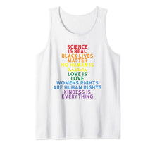Load image into Gallery viewer, Science is real Black Lives Matter Love is Love  Tank Top 36426
