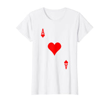 Load image into Gallery viewer, Funny shirts V-neck Tank top Hoodie sweatshirt usa uk au ca gifts for Ace of Hearts Costume Tshirt Halloween Deck of Cards 905312
