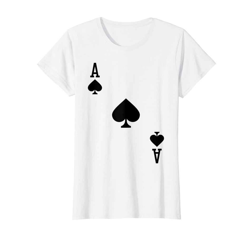 Funny shirts V-neck Tank top Hoodie sweatshirt usa uk au ca gifts for Ace of Spades Costume T-Shirt Halloween Deck of Cards 1367498
