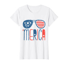 Load image into Gallery viewer, Funny shirts V-neck Tank top Hoodie sweatshirt usa uk au ca gifts for Merica American Flag Aviators Toddler TShirt 4th July WHITE 2279705
