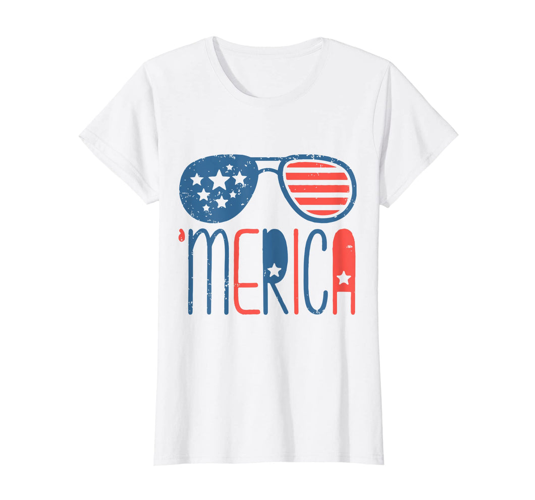 Funny shirts V-neck Tank top Hoodie sweatshirt usa uk au ca gifts for Merica American Flag Aviators Toddler TShirt 4th July WHITE 2279705