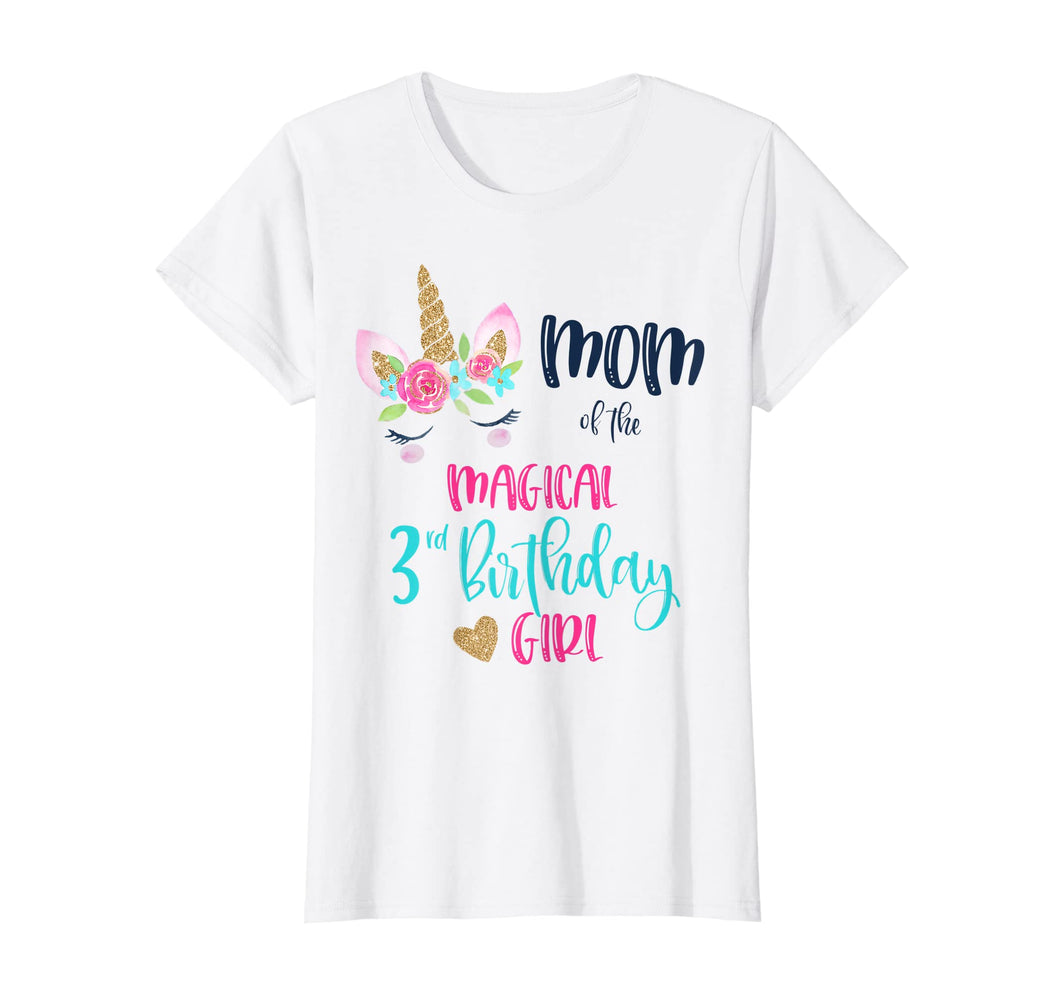 Funny shirts V-neck Tank top Hoodie sweatshirt usa uk au ca gifts for Womens Unicorn Mom of the 3rd Birthday Girl Shirt Matching Daughter 1240227