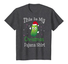 Load image into Gallery viewer, This Is My Christmas Pajama Shirt Pickle Cucumber Gifts T-Shirt
