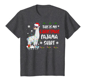 This Is My Christmas Pajama Shirt Llama Christmas Gifts T-Shirt