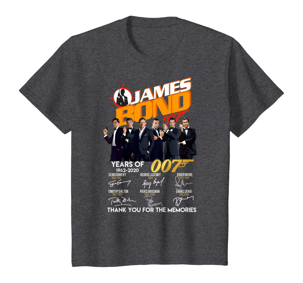 Thank You For The Memories-James-Bond-007-Gift T-Shirt