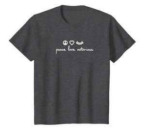 Peace Love Notorious RBG T-shirt