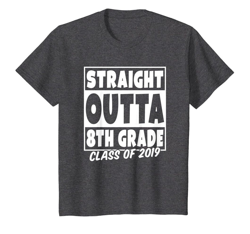 Straight Outta Eighth Grade Class of 2019 Graduation T-Shirt