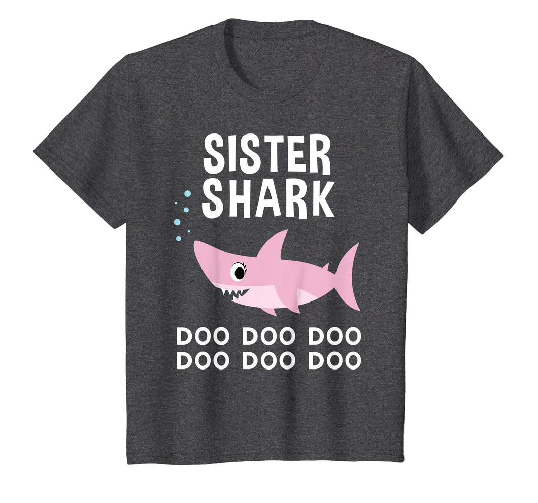 Sister Shark Doo Doo Shirt for Matching Family Pajamas
