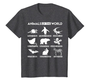Simple Vintage Humor Funny Rare Animals Of The World T Shirt