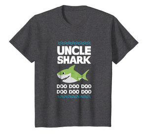 Uncle Shark T-Shirt Doo Doo Mommy Auntie Daddy Baby Tee