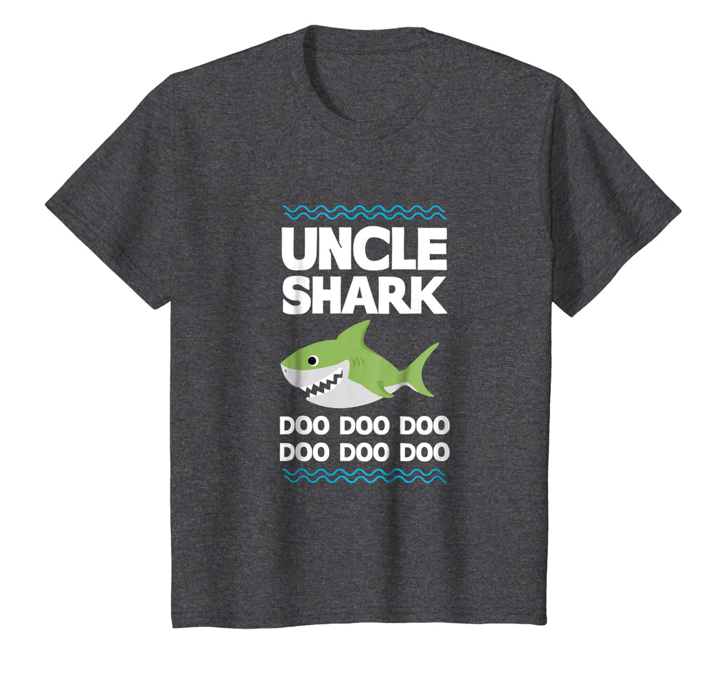 Uncle Shark T-Shirt Doo Doo Mommy Auntie Daddy Baby Tee