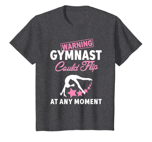 Funny shirts V-neck Tank top Hoodie sweatshirt usa uk au ca gifts for Warning Gymnast Could Flip At Any Moment Teen Girls T-Shirt 833886