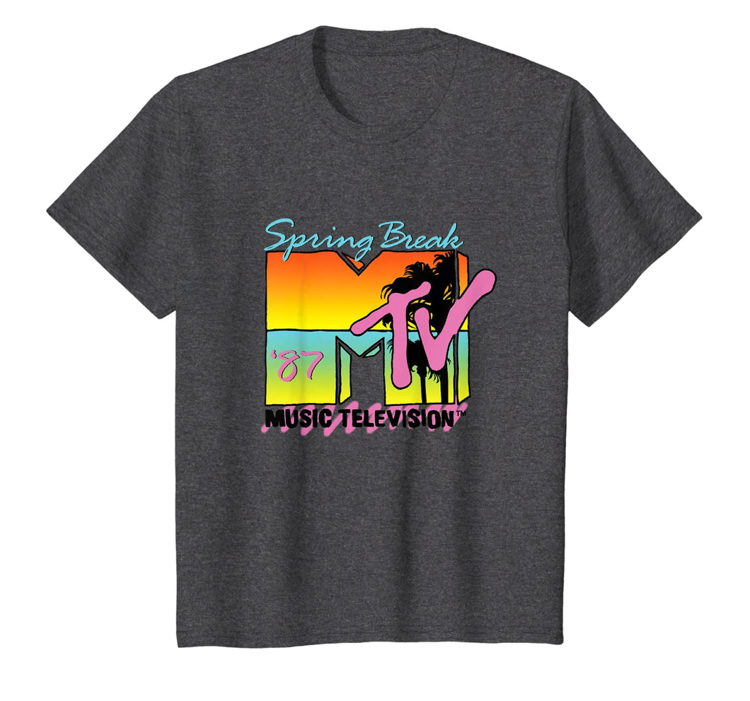 Classic MTV Logo Spring Break 87' T- Shirts 501335