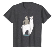 Load image into Gallery viewer, Sloth riding llama Funny T-shirt
