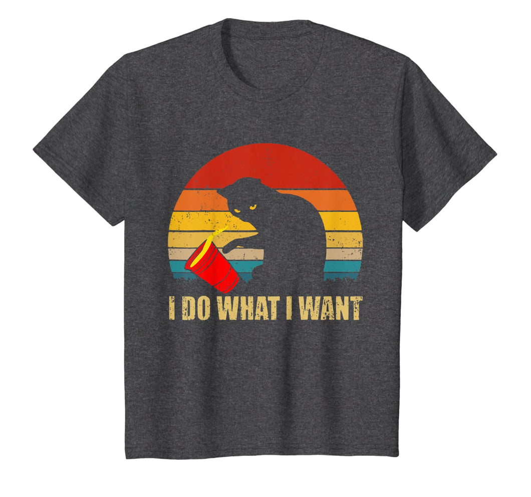 Vintage cat Do what cat want - cat lover mom t shirt 142825