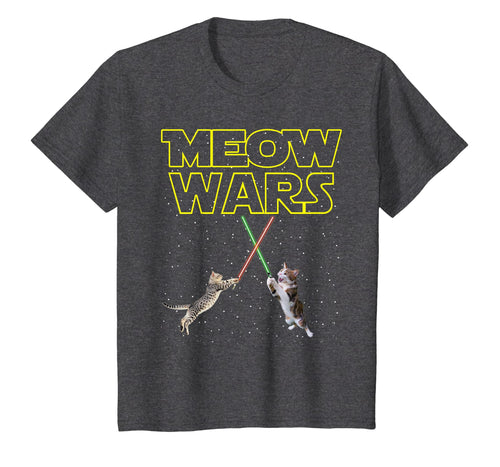 Meow Wars Cat Shirt Funny Gifts For Cats Lovers T-Shirts