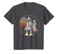 Load image into Gallery viewer, NASA Shuttle Launch With Rainbow Graphic T-Shirt
