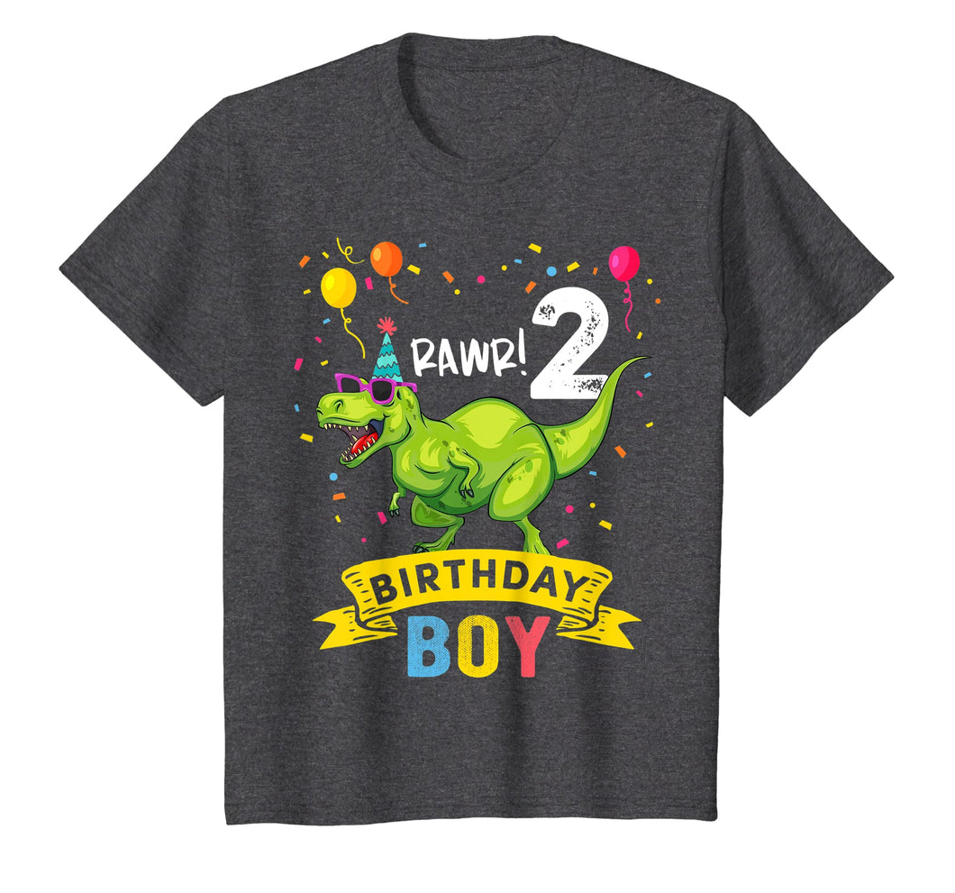 Funny shirts V-neck Tank top Hoodie sweatshirt usa uk au ca gifts for Kids 2 Year Old Shirt 2nd Birthday Boy T Rex Dinosaur T Shirt 623232