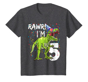 Funny shirts V-neck Tank top Hoodie sweatshirt usa uk au ca gifts for Kids Rawr I'm 5 5th Birthday Dinosaur Shirts Boys Dinosaur Gift 1421454