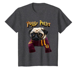 Puggy Potter magic wizard Pug Shirt - Funny Pug Tshirt