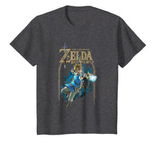 Load image into Gallery viewer, Zelda Breath Of The Wild Link Arch Shot Logo Graphic T-Shirt 125669
