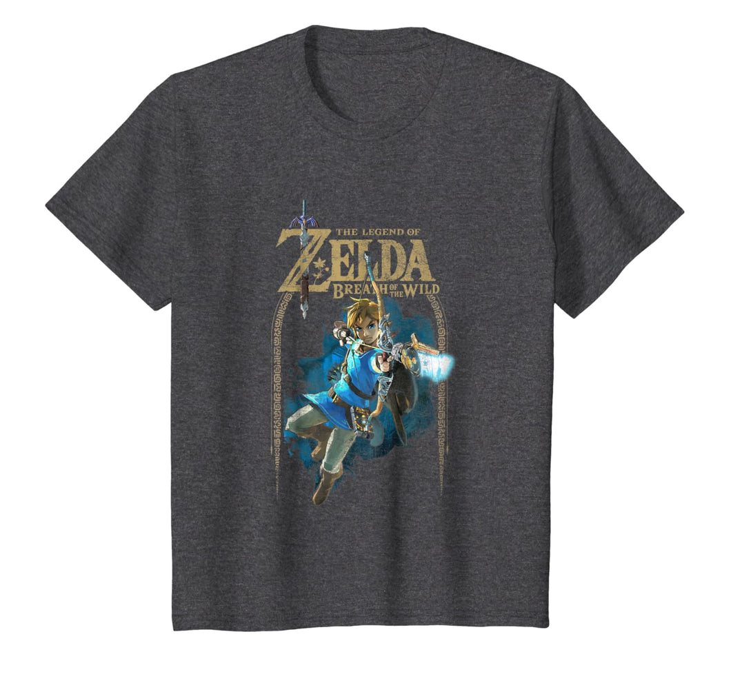 Zelda Breath Of The Wild Link Arch Shot Logo Graphic T-Shirt 125669