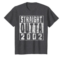 Load image into Gallery viewer, Straight Outta 2002 17th Birthday Gift T-Shirt 17 years old
