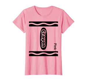 Halloween Pink Crayon Costume Funny T-Shirt 83453