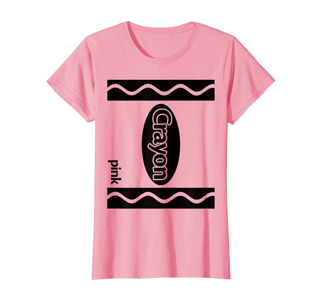 Pink Crayon Box Halloween Costume Couple Group T-Shirt 24795