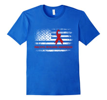Load image into Gallery viewer, Funny shirts V-neck Tank top Hoodie sweatshirt usa uk au ca gifts for Multiple Myeloma American Flag T-Shirt 2592978
