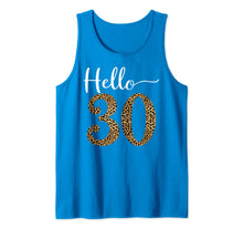 Load image into Gallery viewer, Hello 30 Years Leopard Print 30th Birthday Party Woman Gift Tank Top-986036
