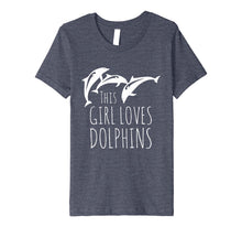 Load image into Gallery viewer, Funny shirts V-neck Tank top Hoodie sweatshirt usa uk au ca gifts for Cute Girls Clothes Novelty Gifts This Girl Loves Dolphins 2082899
