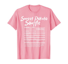 Load image into Gallery viewer, Sweet Potato Souffle Nutrition Fact Label Thanksgiving Gift T-Shirt
