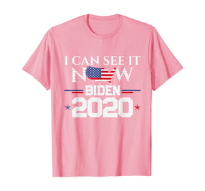 Funny shirts V-neck Tank top Hoodie sweatshirt usa uk au ca gifts for Vote Joe Biden I Can See It Now 2020 Election Vote Biden T-Shirt 879045