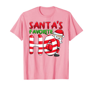 Funny shirts V-neck Tank top Hoodie sweatshirt usa uk au ca gifts for Santas Favorite Ho Santa favourite Ho Funny Girls Christmas  T-Shirt 138278