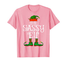 Load image into Gallery viewer, The Sassy Elf Family Matching Funny Christmas Gift Women T-Shirt
